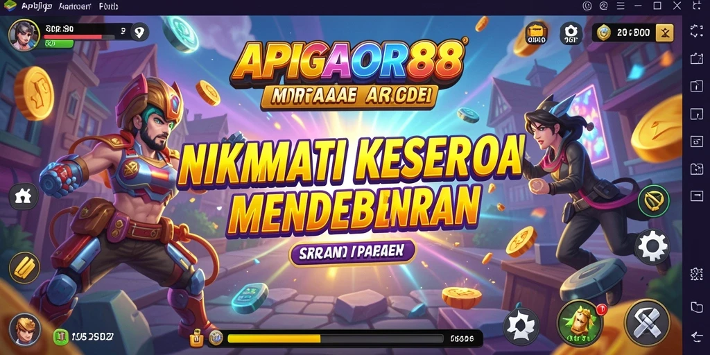 Screenshot APIGACOR88 menunjukkan gameplay seru dalam dunia Arcade.