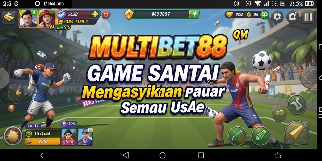 Tampilan gameplay <strong>MULTIBET88</strong> dengan berbagai pilihan permainan santai.